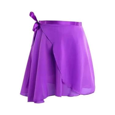 Imagem de Saias De Chiffon Com Cadarço Para Mulheres, Saias Mini De Dança Para M