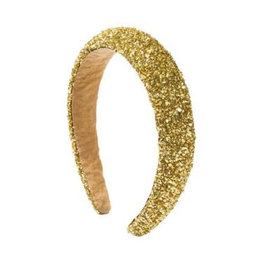 Imagem de Tiara Feminina Versátil De Moda Coreana Com Pedras Coloridas Brilhante