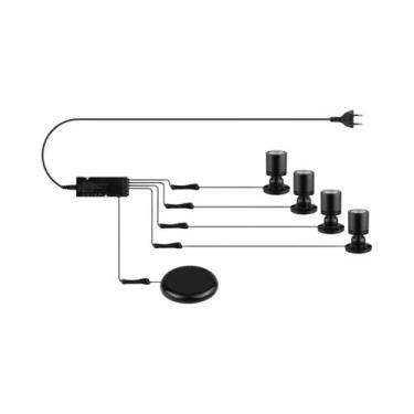 Imagem de Luz LED Para Armário 12V Com Dimmer Touch, 20mm De Penetração, 3W, Luz