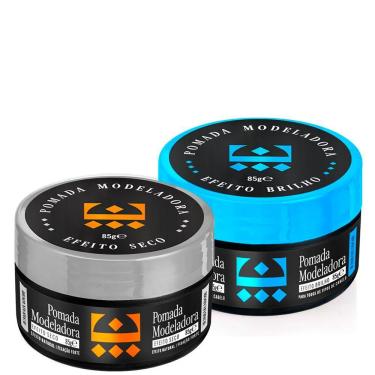 Imagem de Kit Pomada Efeito Seco + Efeito Neutro Embaixador 85G