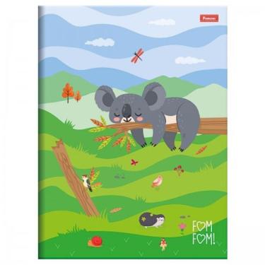 Imagem de Caderno Brochura Capa Dura Universitário Fom Fom 80 Folhas Foroni Estampa 3