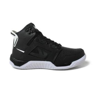 Imagem de Tênis Masculino Bota Botinha Cano Alto Fitness Musculação Academia Boxe Treino Couro-Masculino