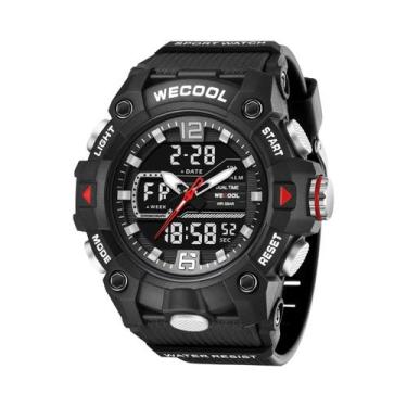Imagem de Relógio Digital À Prova d'Água Com Duplo Display WECOOL W-820, Relógio