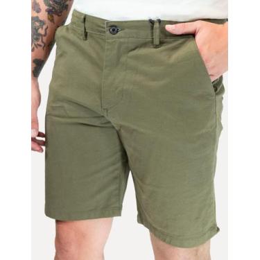 Imagem de Bermuda Tommy Hilfiger Sarja Brooklyn 9in Verde Oliva Tamanho Calças:4