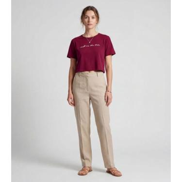 Imagem de Blusa Feminina em Molecotton Viscose Infinita Cor Vermelho, GG, Vermel