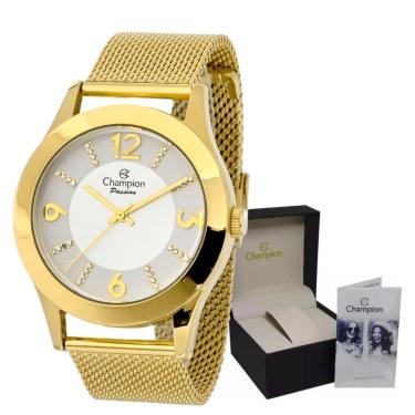 Imagem de Relógio Champion Dourado Original Resistente Prova D'agua-Feminino