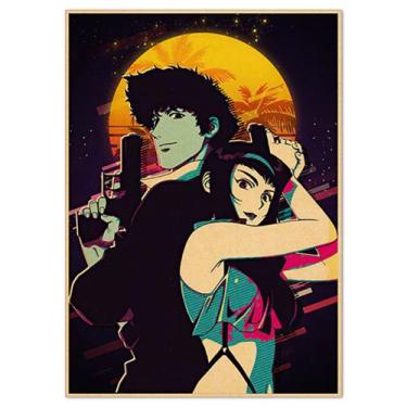 Imagem de Pôster de arte de parede com imagem Cowboy Bebop Anime 30x40cm - yiwei
