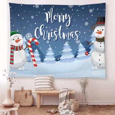 Imagem de Tapeçaria, parede de feliz Natal, 150x130cm, microtecido, fibra - yiwe