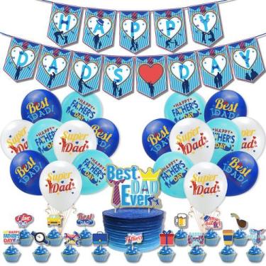 Imagem de Kit de balões: 37 unidades de balões de látex de festa para o Dia dos 