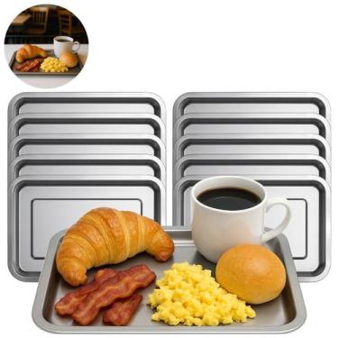 Imagem de 10 Bandejas Profissional 31cm P/ Garçom Bar e Hotel - Fx