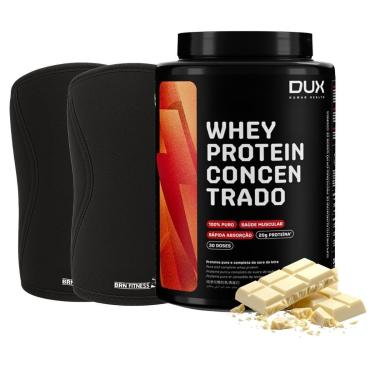 Imagem de Kit Whey Protein 900g + Joelheira Neoprene 7mm Rendimento-Unissex