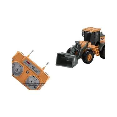Imagem de Caminhão Basculante Mini Escavadeira De Controle Remoto Escala 1:64 Pa