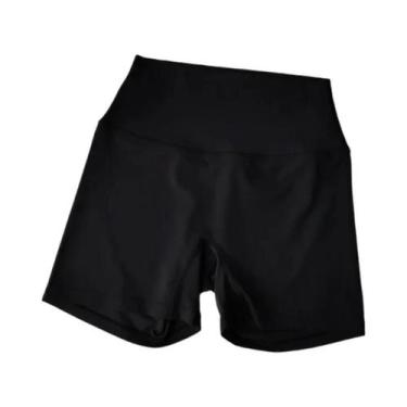 Imagem de Conjunto De Yoga Feminino Com Top Halter E Shorts Sem Costura De Cintu