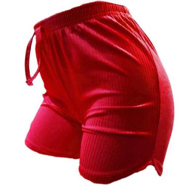 Imagem de Shortinho curto canelado  - JFA MODAS, Verde militar, G1