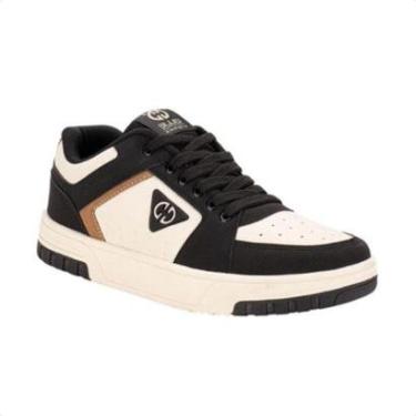 Imagem de Tênis Street Despojado Masculino Ollie Volt Branco E Preto-Masculino