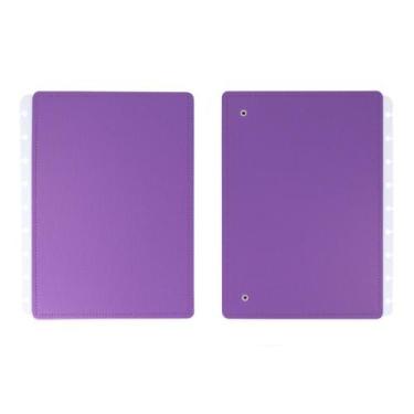 Imagem de Capa e Contracapa Caderno Inteligente Médio All, Roxo