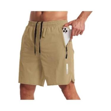 Imagem de Shorts Masculinos De Verão Para Corrida, Academia, Fitness, Treino, Es