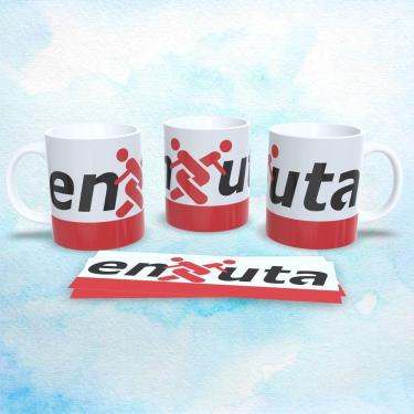 Imagem de Caneca de Porcelana Divertidas Estampa 11 para Café e Chá 325ml com Alça Ergonômica Uso...