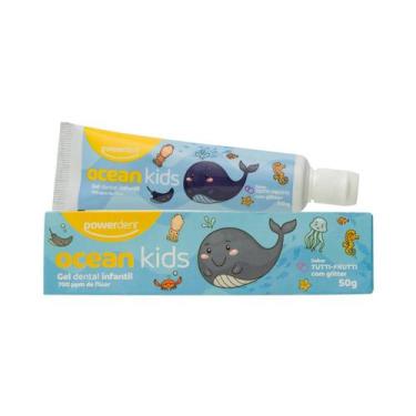 Imagem de GEL DENTAL INFANTIL OCEAN KIDS T FRUTTI 50g - Powerdent