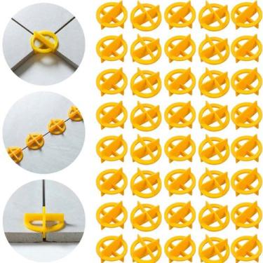 Imagem de Espaçador Cruzeta Separador Piso Porcelanato Cerâmica Pedra Canto Reut