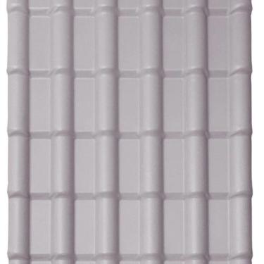 Imagem de Kit com 10 Telhas Pvc Colonial 1,98m X 0,88m X 1,7mm 6 Ondas Lux Telha