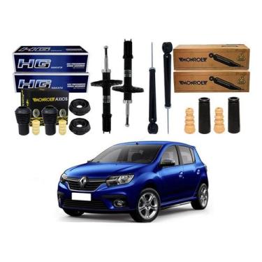 Imagem de Kit Amortecedor Dianteiro Traseiro Sandero 1.6 2021 A 2022 - Nakata