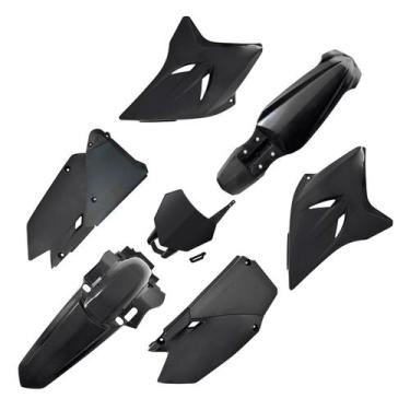 Imagem de Kit Carenagem Biker Ttr 230 Com Number Plate, Preto/Preto - Number Pre