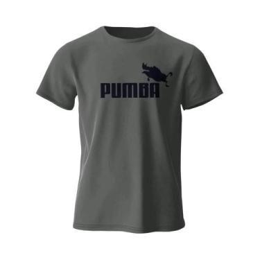 Imagem de Camiseta Masculina Oversized Engraçada Com Estampa Pumba 100% Algodão 