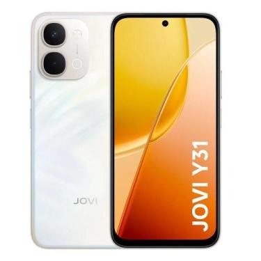 Imagem de Smartphone Jovi Y31, 256GB, 8GB, Tela 6,75", Câmera 50MP + 2MP, Branco