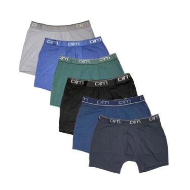 Imagem de Kit c/ 6 Cuecas Boxer Lisa em Microfibra Dom Marco, GG