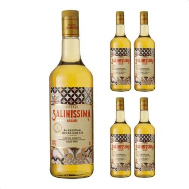 Imagem de Kit com 4 - Cachaca Salinissima 1 Litro com Envio Imediato