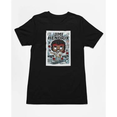 Imagem de Camiseta Poster Pop Style Inspiração JIMMY HENDRYX Estampa DTF 100% Al