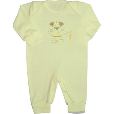 Imagem de Macacão bebê Feminino - PiliBaby, Amarelo, M