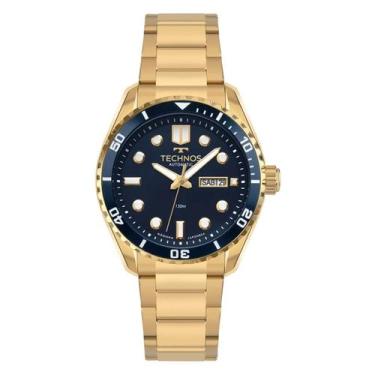 Imagem de Relógio Technos Masculino Automático Dourado - 8205OZ/1A