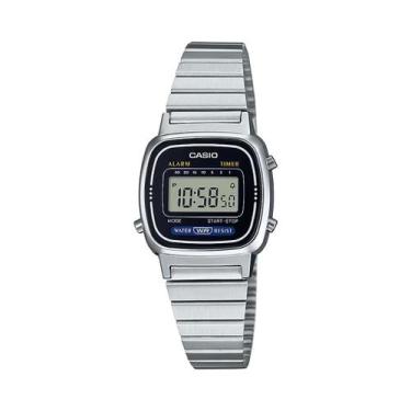 Imagem de Relógio Casio Vintage LA670WA-1DF Preto/Prata