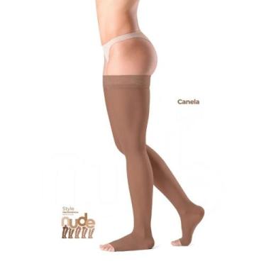 Imagem de MEIA 7/8 782 20-30 NORMAL Pé Aberto CANELA EVER SHEER NUDE - SIGVARIS,