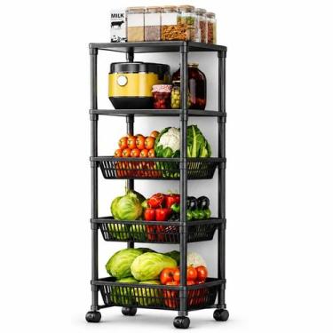 Imagem de Fruteira Estante Multiuso Cozinha Lavanderia Rack - Yeet
