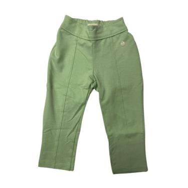 Imagem de Calça Infantil Menina Molecotton Verde Bugbee, Verde, 1