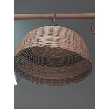 Imagem de Lustre bambu natural - Loja do Hippie