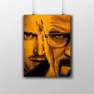 Imagem de Placa Decorativa Breaking Bad - Heisenberg e Jesse Série - nerdecs