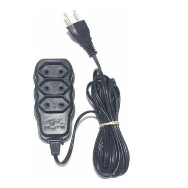 Imagem de Extensão Tripla 2P+T 3 Metros 10A Pt Naticon