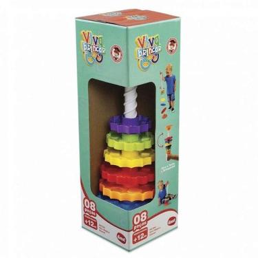 Imagem de Brinquedo Educativo Giro Mágico 08 Peças - Dismat