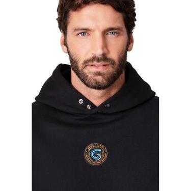 Imagem de Hoodie Moletom Patch Grêmio Reserva, P, Preto