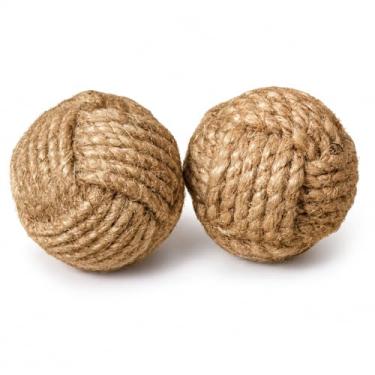 Imagem de Puxadores de porta de corda de juta/puxadores e puxadores de gaveta de nó de corda/puxadores de puxar e empurrar para armários, guarda-roupas e armários/decoração de ferragens náuticas, 25 mm,