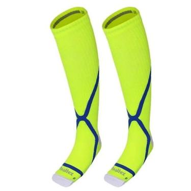 Imagem de Meia Compressão Cano Longo - REALTEX, Amarelo, 39-44
