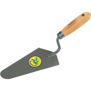 Imagem de Colher para Pedreiro Reta 8 203mm para Quebrar Tijolos com Cabo de Mad