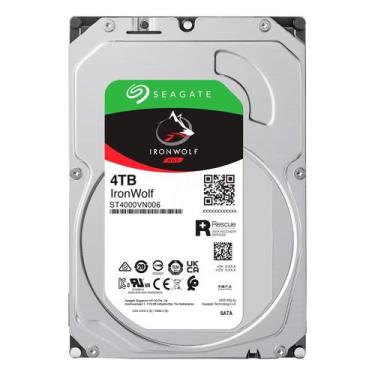 Imagem de HD Seagate Ironwolf NAS 4TB SATA 3 5400RPM - ST4000VN006