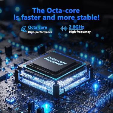 Imagem de Tablet 2 em 1 de 11 polegadas, 20 GB de RAM, 128 GB de ROM, tablet Android 16 com capa para teclado e mouse Stylus expansível de 2 TB, câmera de 13 MP, processador octa-core 5G WiFi-6 8000 MAH