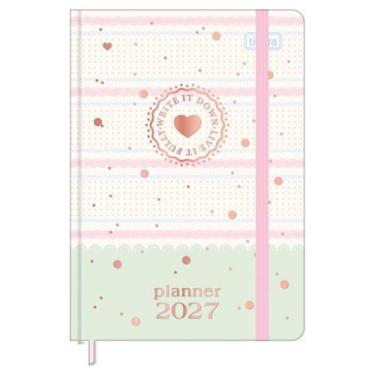 Imagem de Agenda planner costurado 2027 M3 Soho 80 folhas Tilibra Cor:Verde, Ver