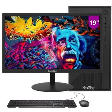 Imagem de Computador Completo PC Intel Core I3 8gb Ssd 256 Gb Monitor 19 Windows